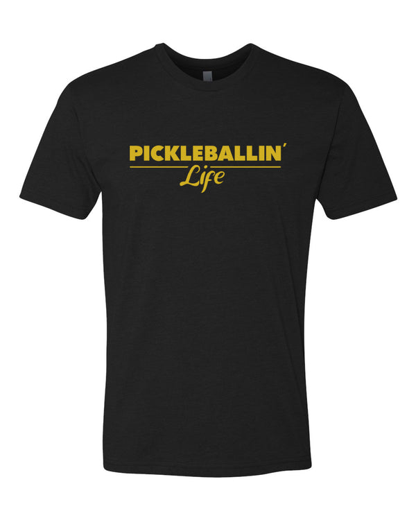 Pickleballin' - Black Shirt